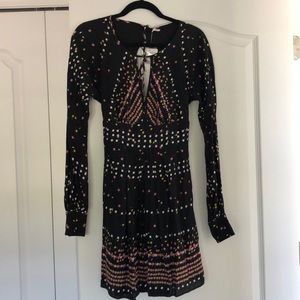 Free People long sleeve cotton dress